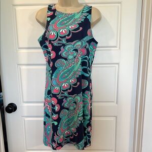 Britt bright floral sheath dress Small